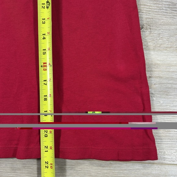 Ralph Lauren Girls Sz‎ 4 Red Classic Long Sleeve 100% Cotton Oxford Shirt Dress - Picture 7 of 8